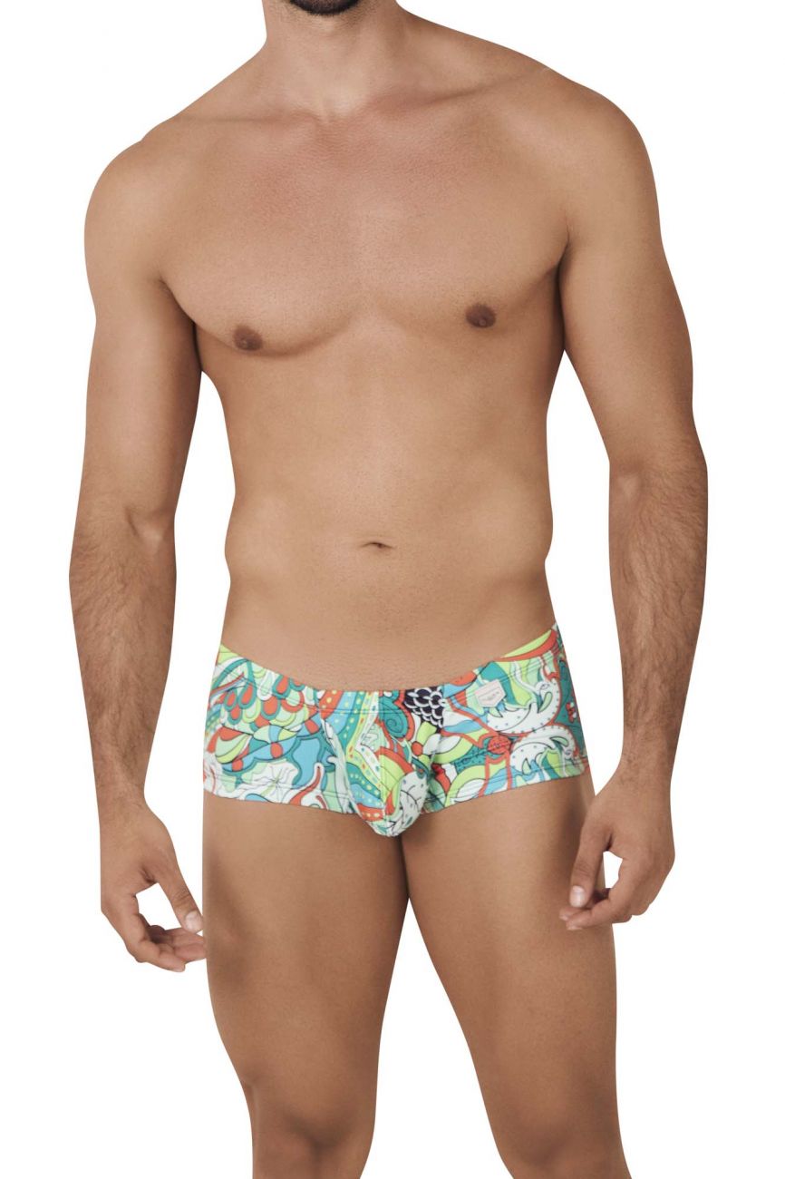 Clever 0542-1 Psychedelic Trunks Green