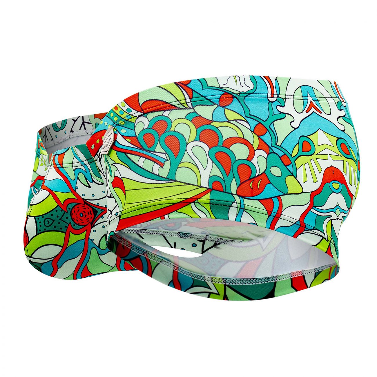 Clever 0542-1 Psychedelic Trunks Green