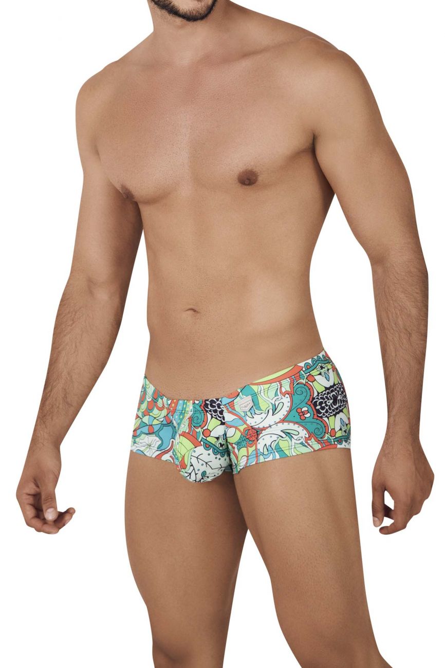 Clever 0542-1 Psychedelic Trunks Green
