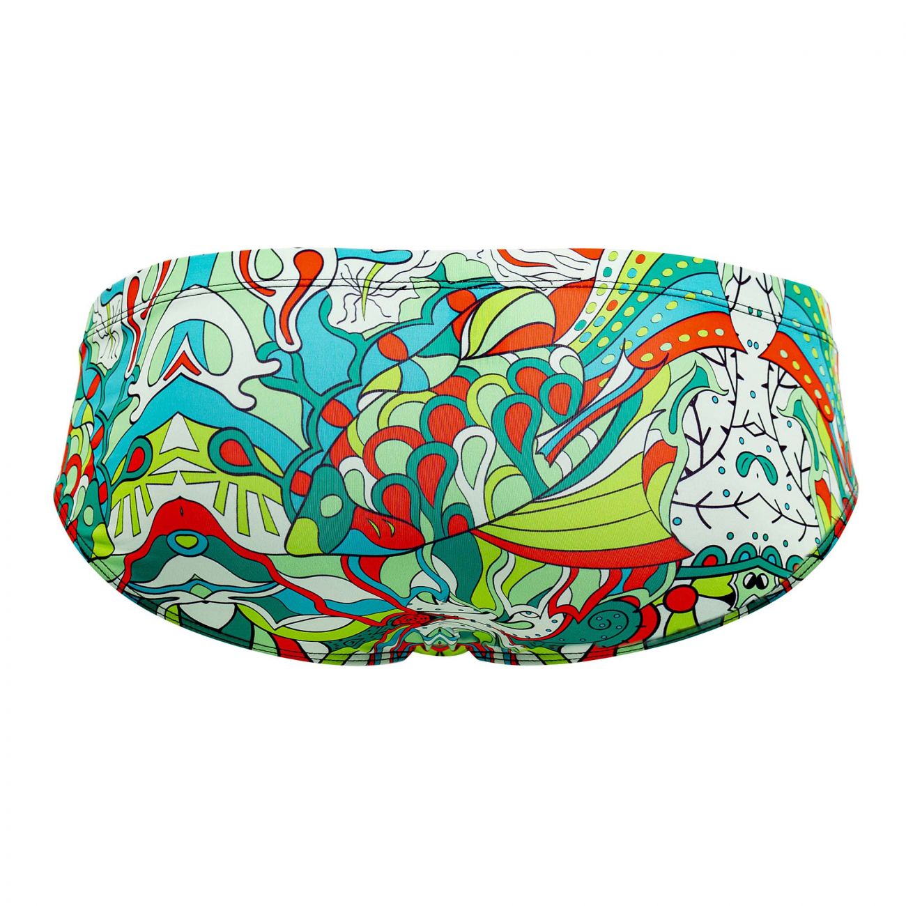 Clever 0543-1 Psychedelic Briefs Green