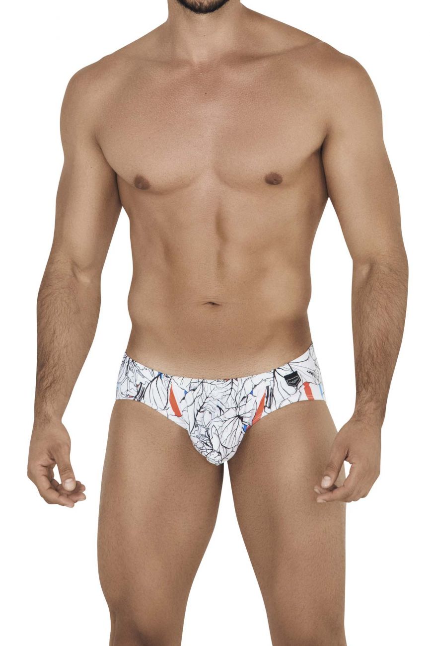 Clever 0546-1 Leaves Briefs White