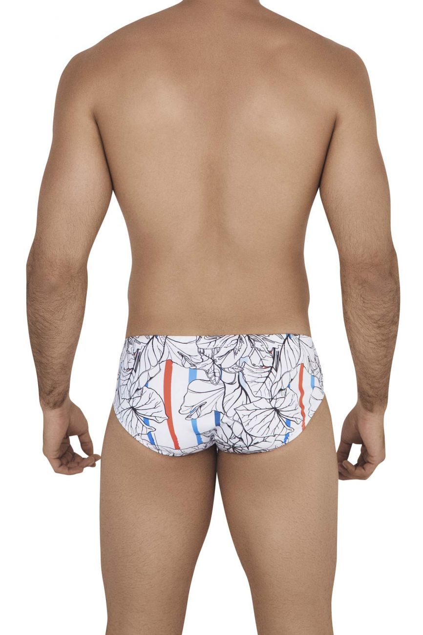 Clever 0546-1 Leaves Briefs White