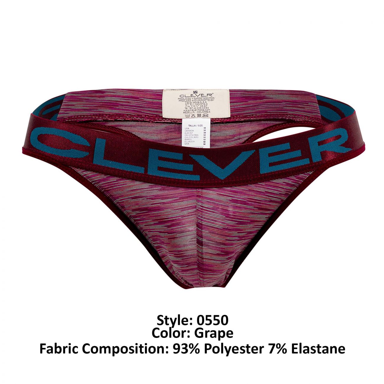 Clever 0550-1 Stepway Thongs Grape