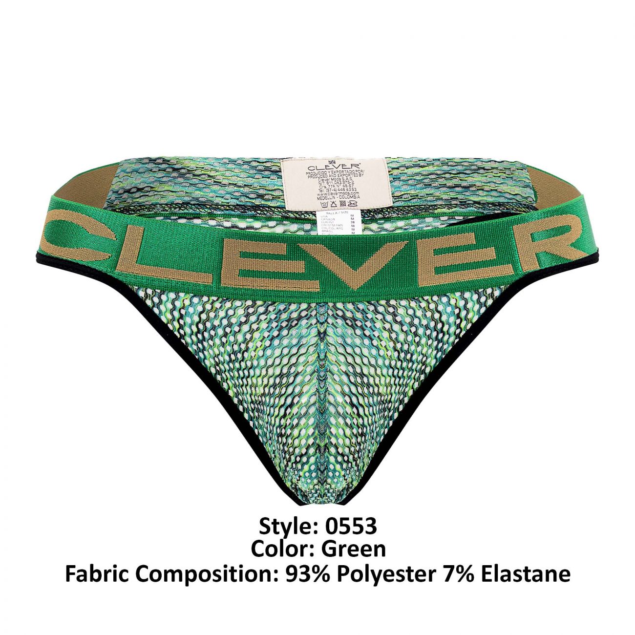 Clever 0553-1 Stefano Thongs Green