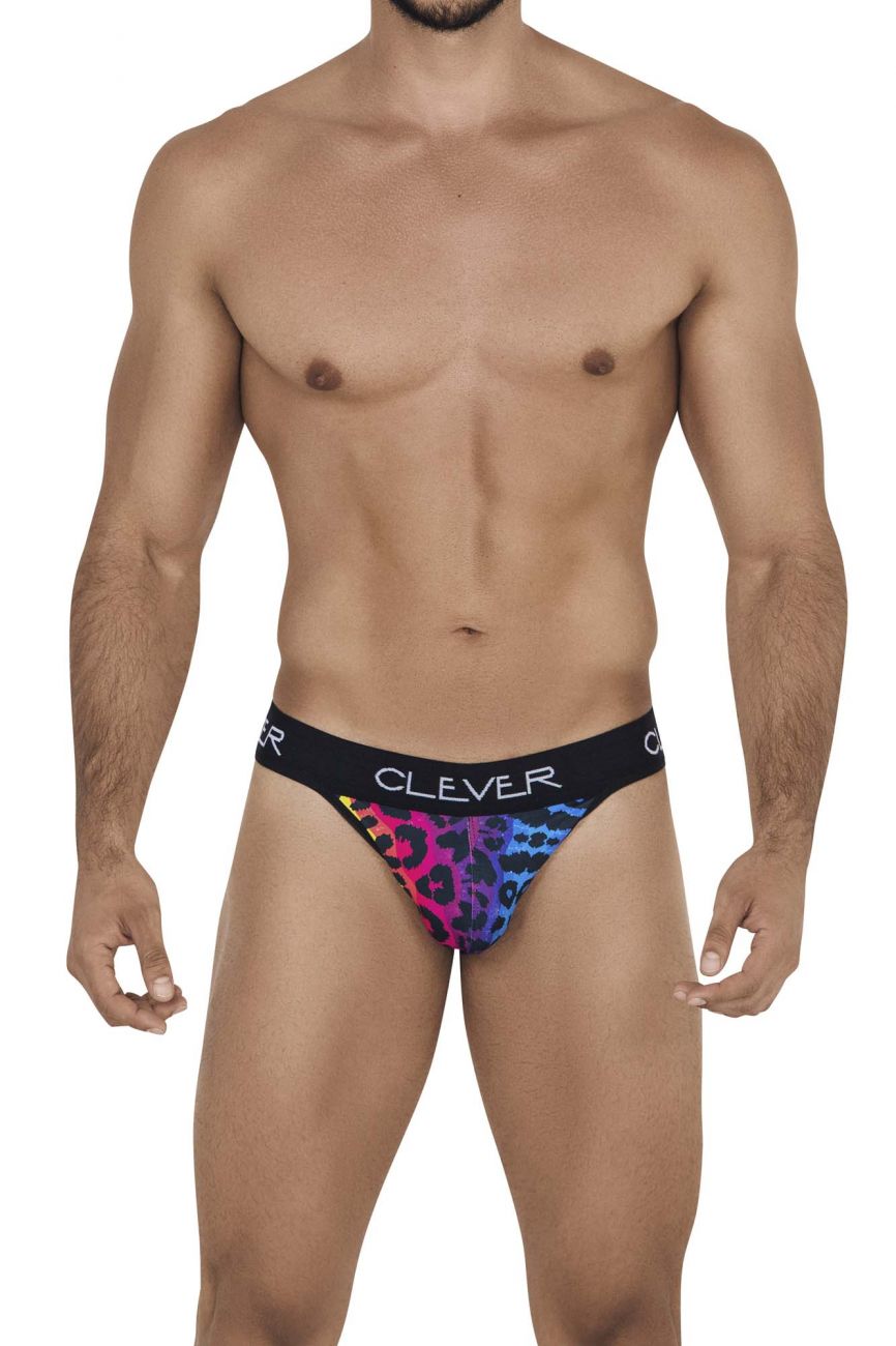 Clever 0557-1 Colors Thongs Black Multi