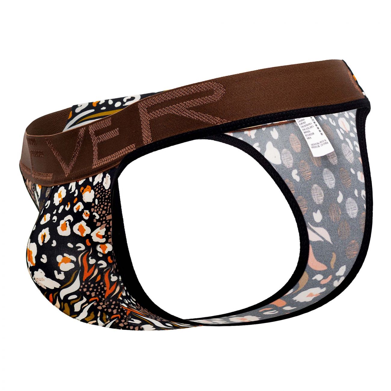 Clever 0575-1 Wild Thongs Black Printed