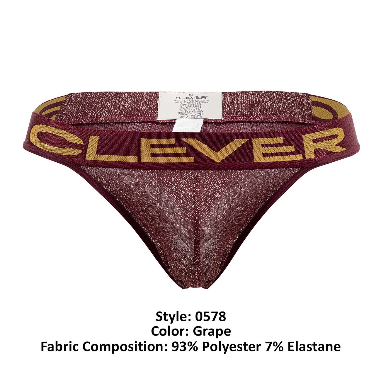 Clever 0578-1 Emotional Thongs Grape