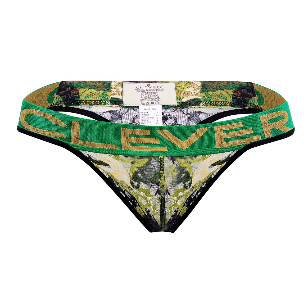Clever 0596-1 Zurich Thongs Green