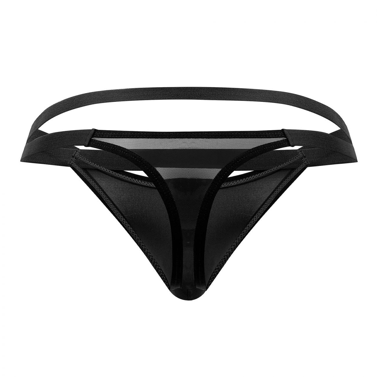 Clever 0616-1 Agleam Thongs Black