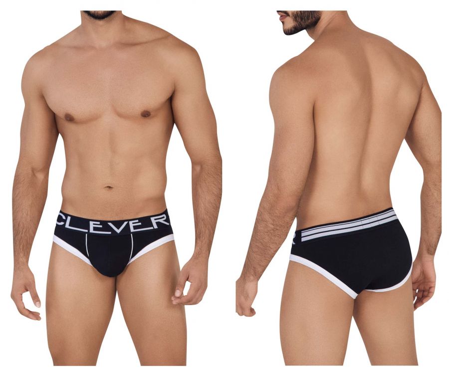 Clever 0624-1 Unchainded Briefs Black