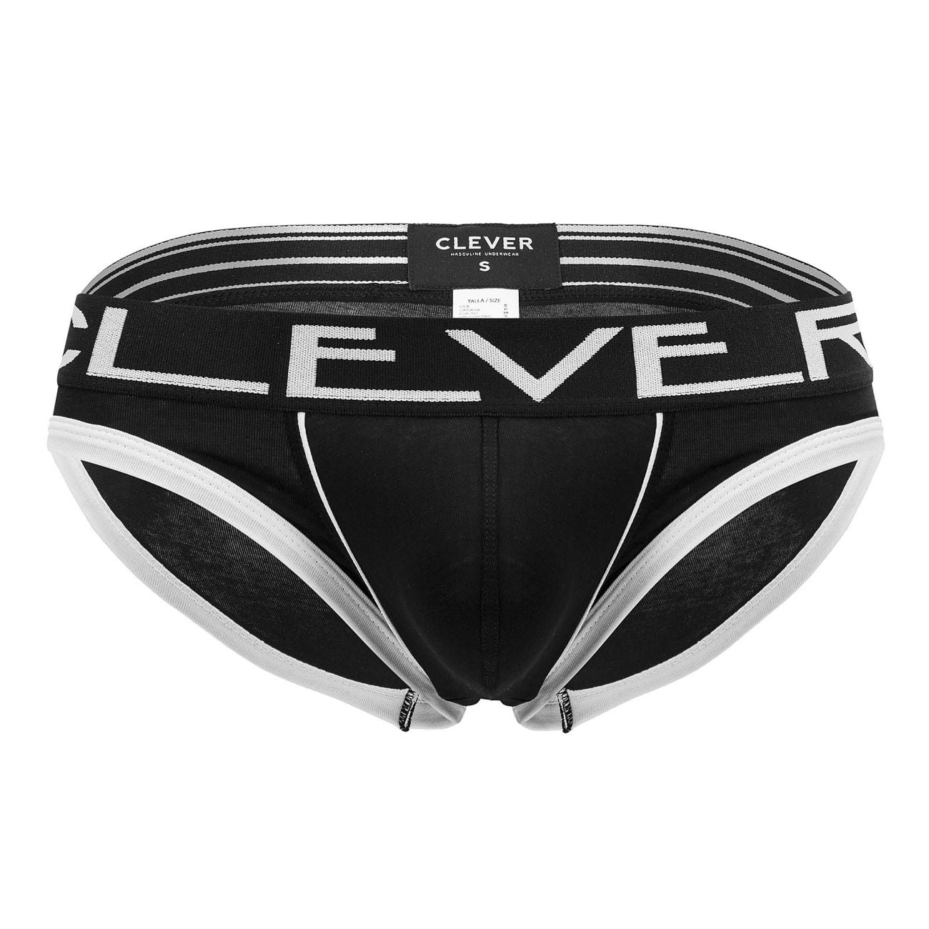 Clever 0624-1 Unchainded Briefs Black