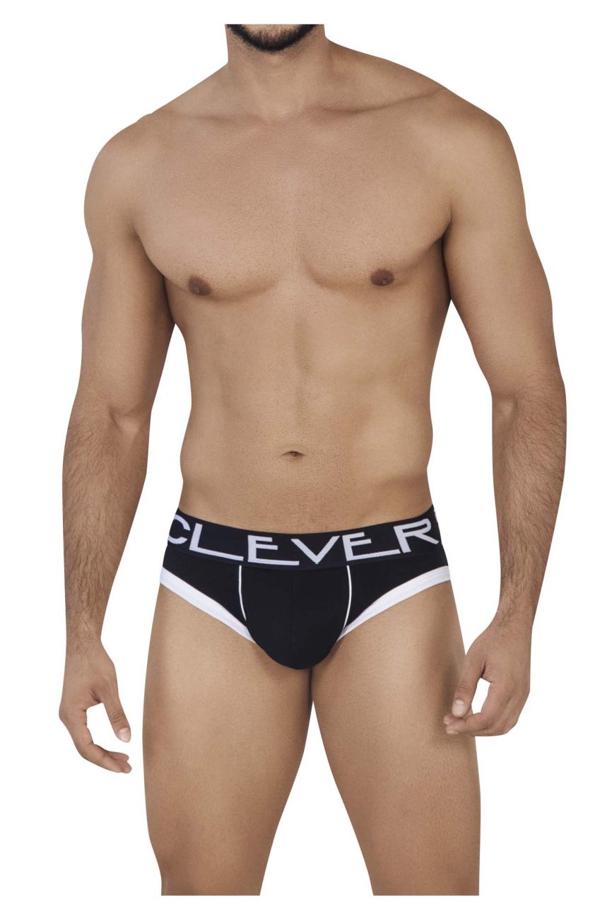 Clever 0624-1 Unchainded Briefs Black