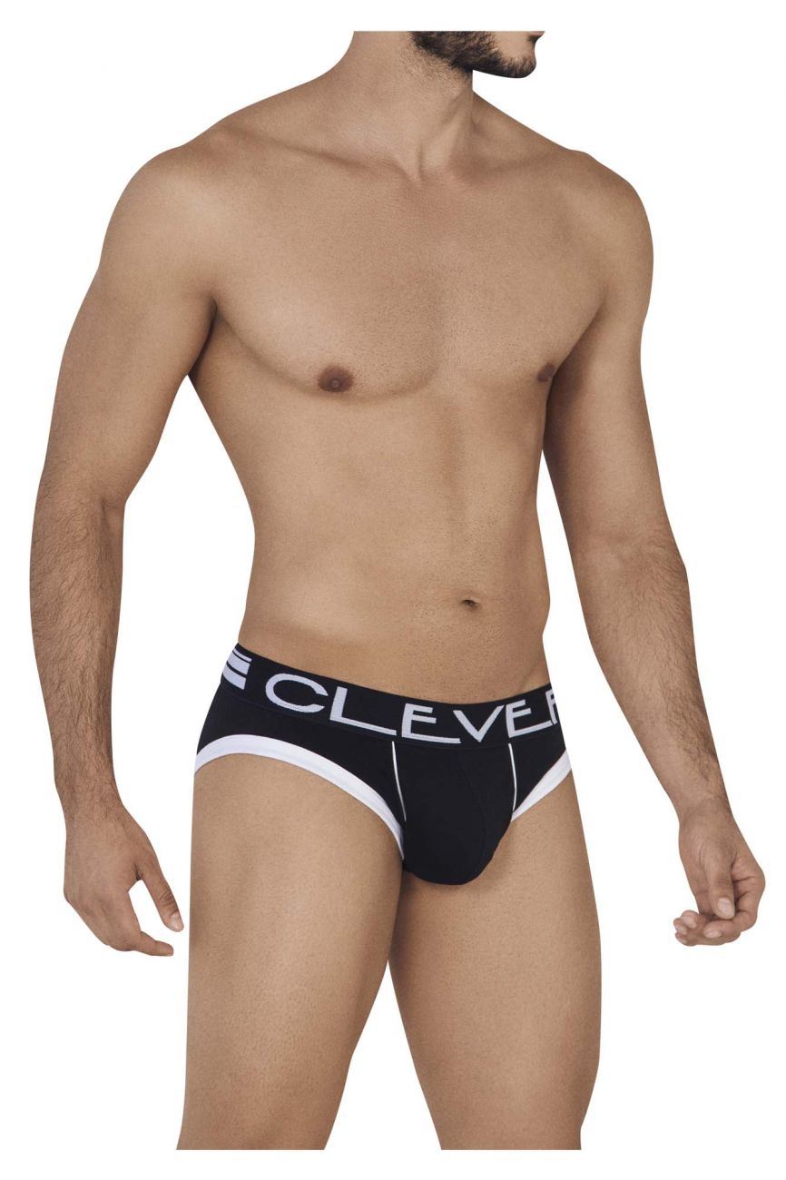 Clever 0624-1 Unchainded Briefs Black