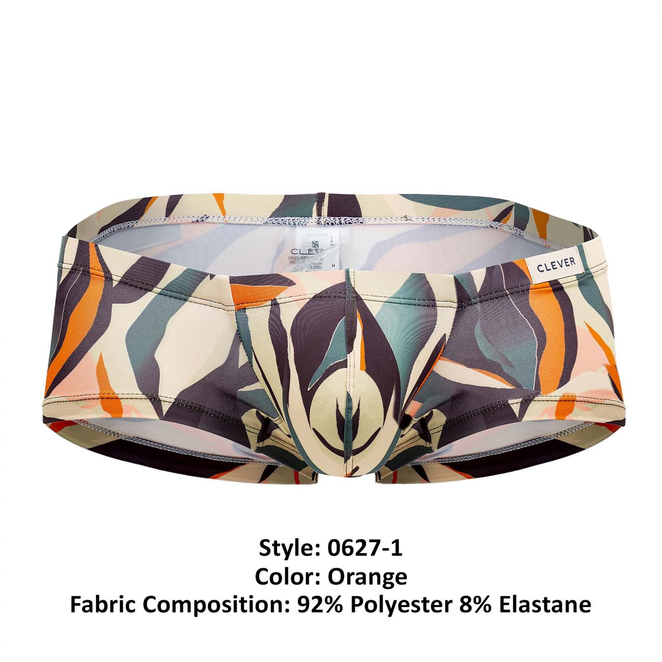 Clever 0627-1 Collness Trunks Orange Multi