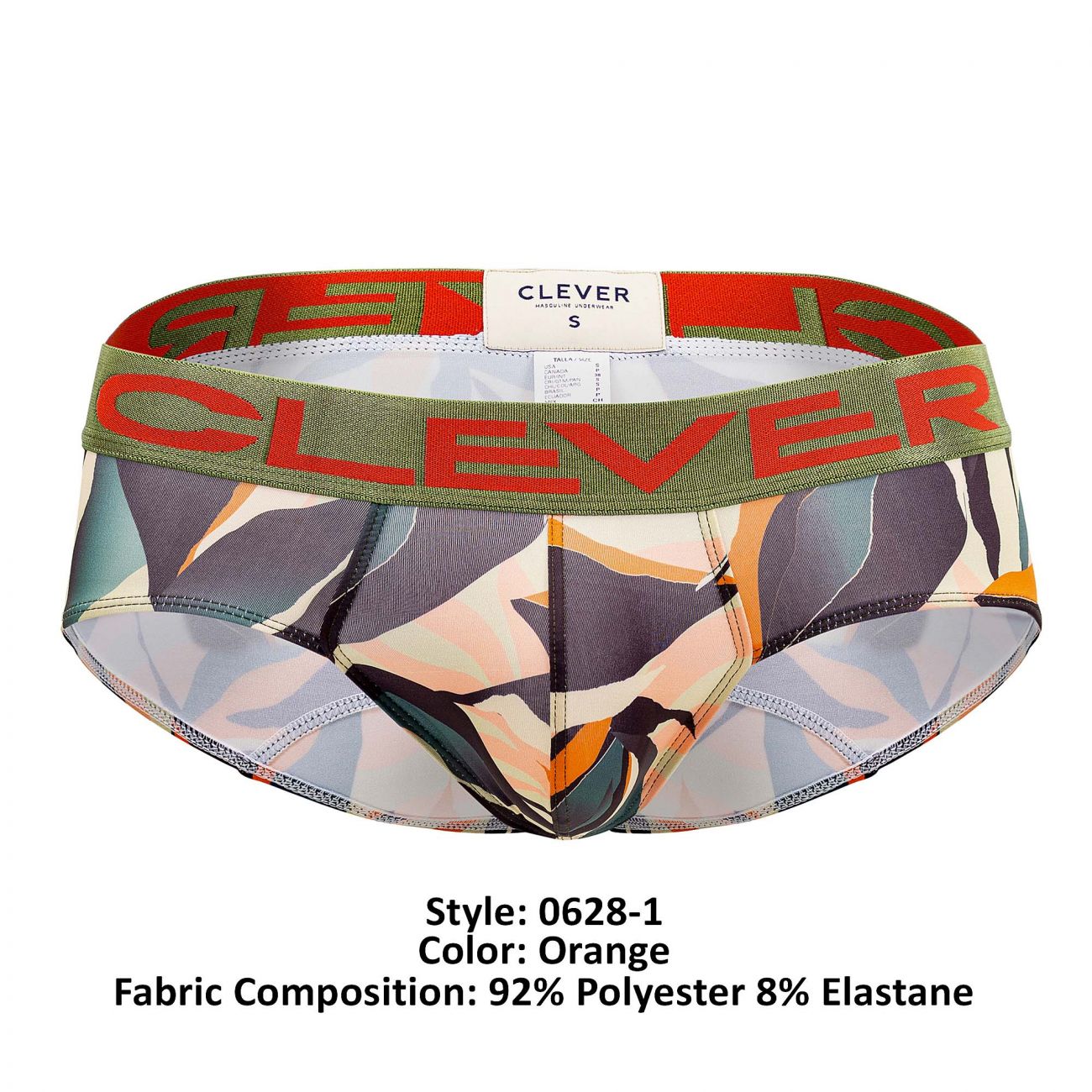 Clever 0628-1 Collness Briefs Orange Multi