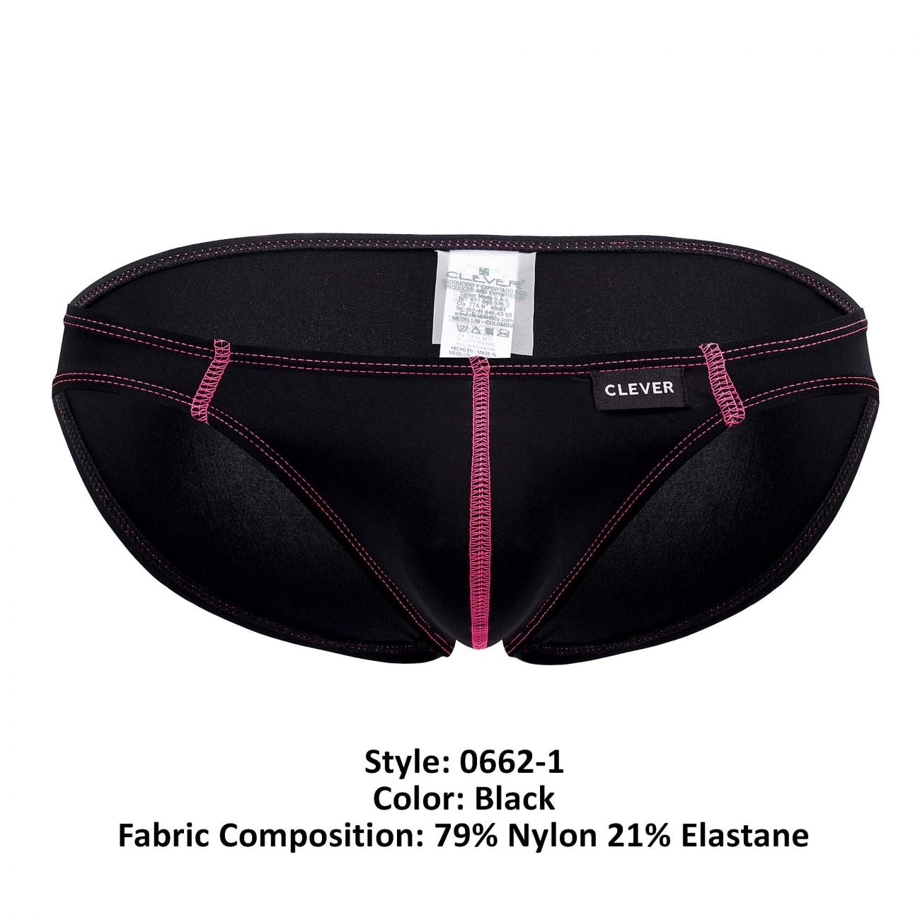 Clever 0662-1 Rest Briefs Black