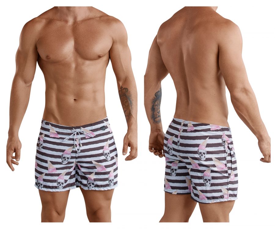 Clever 0672 Skulls Atleta Swim Trunks