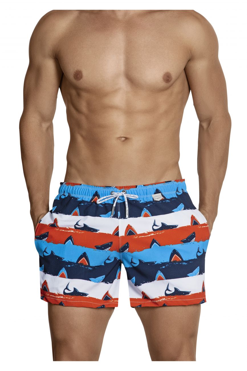 Clever 0698 Macrino Swim Trunks Red Multi