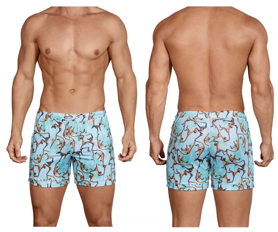 Clever 0704 Alsina Swim Trunks Color Green