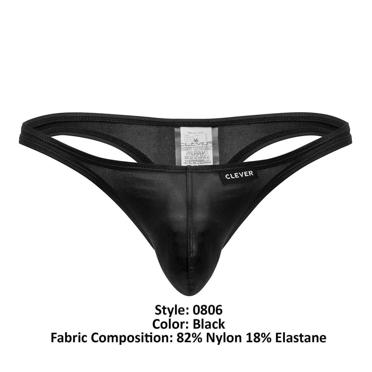 Clever 0806 Memory Thongs Black