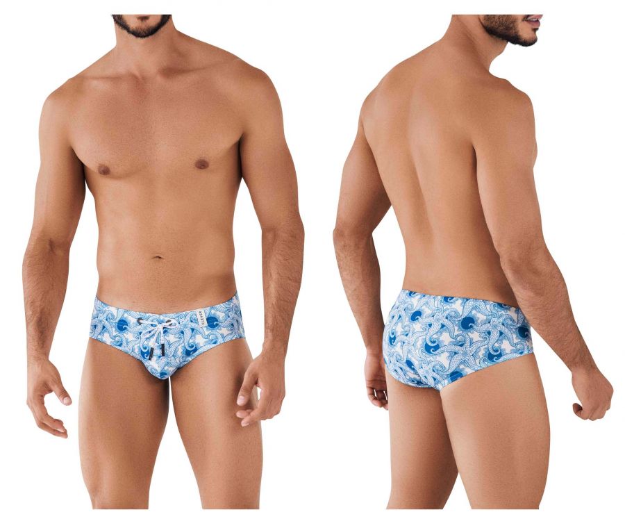 Clever 0810 Kogi Swim Briefs Blue Multi Coloured