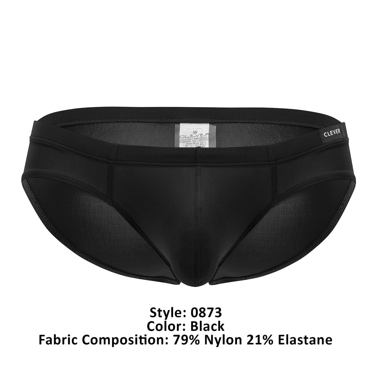 Clever 0873 Latin Briefs Black