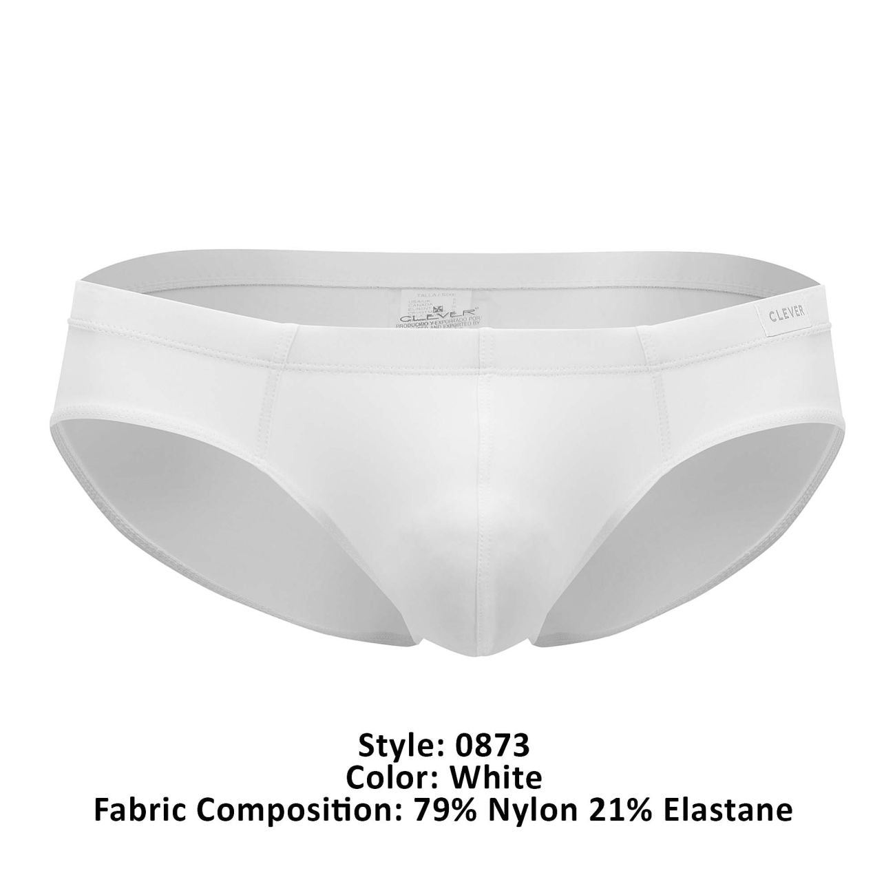 Clever 0873 Latin Briefs White
