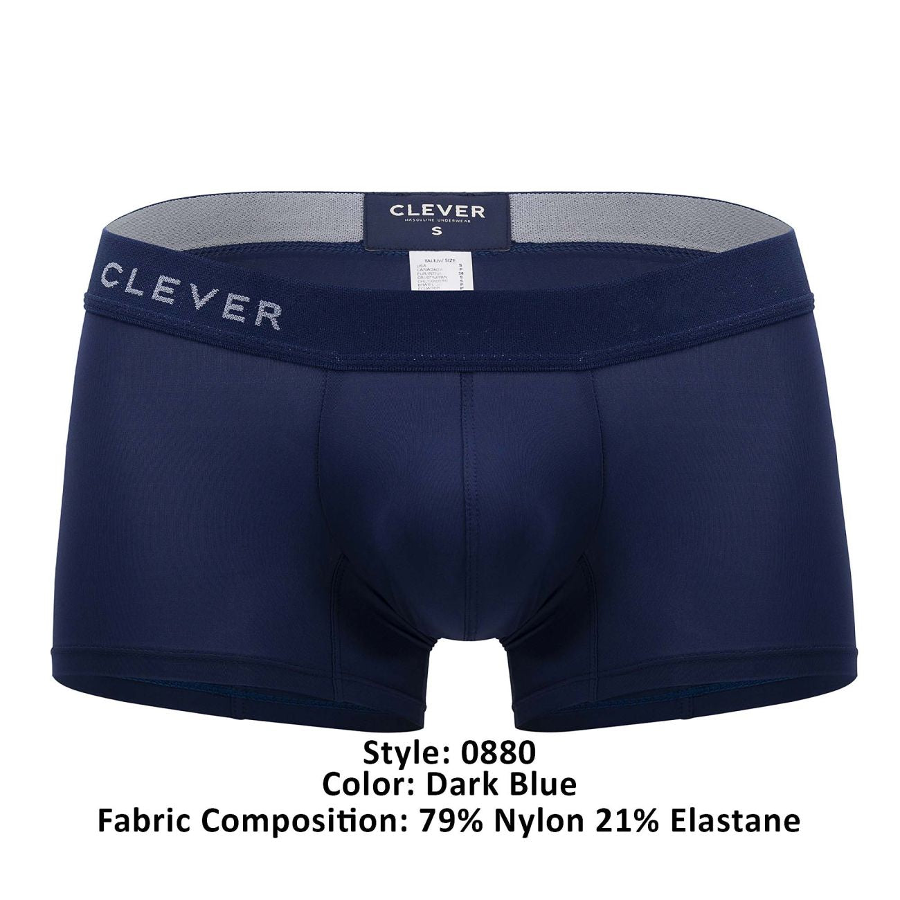 Clever 0880 Match Boxer Briefs Black