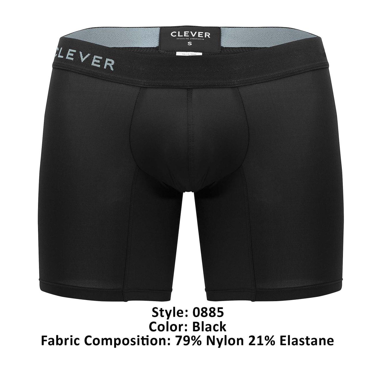 Clever 0885 Match Boxer Briefs Black