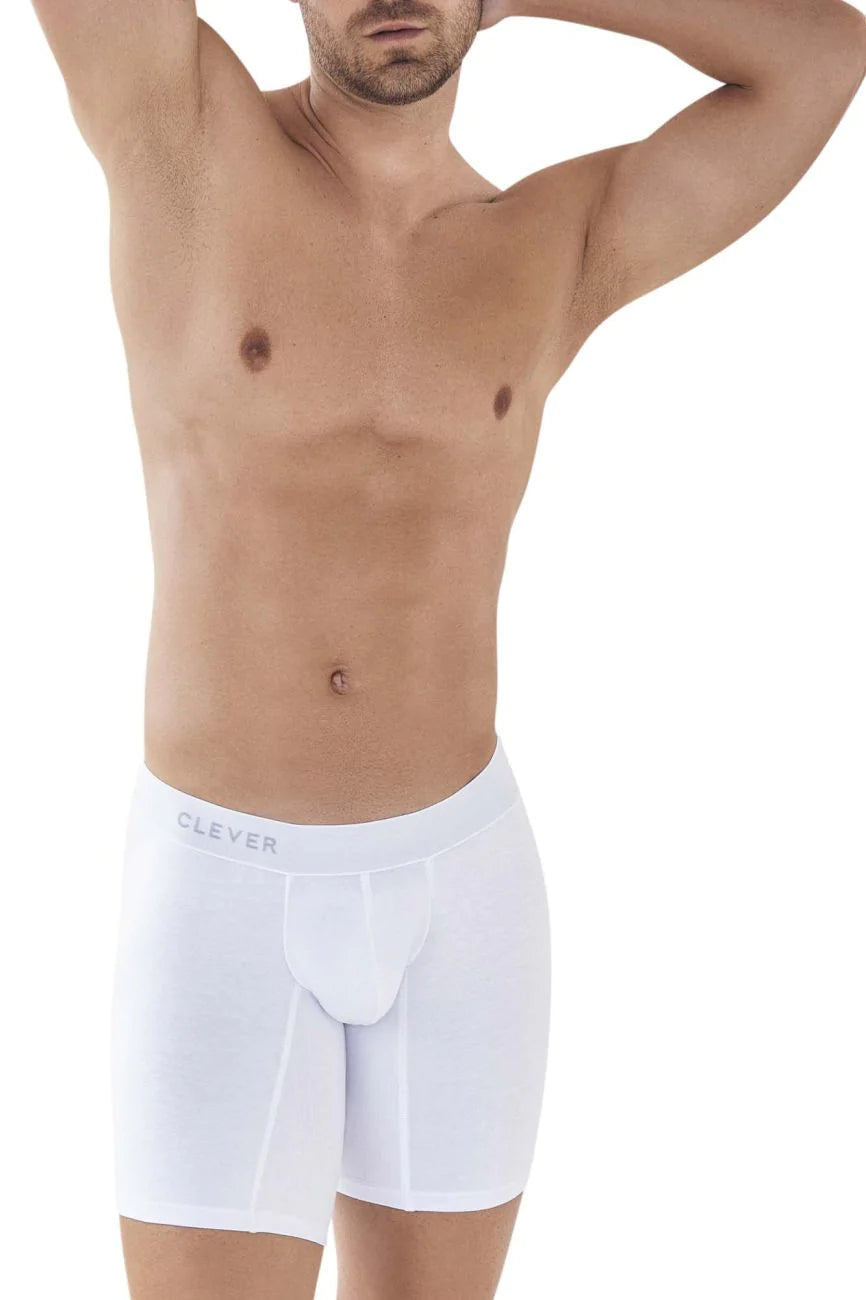 Clever 0886 Caribbean Boxer Briefs White