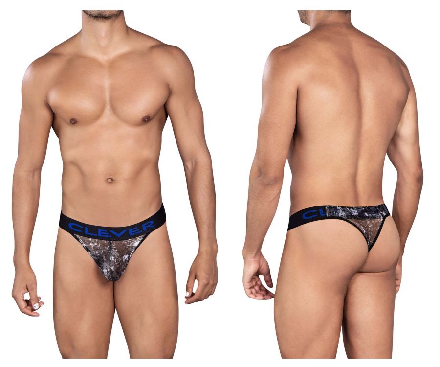 Clever 0920 Code Thongs Black