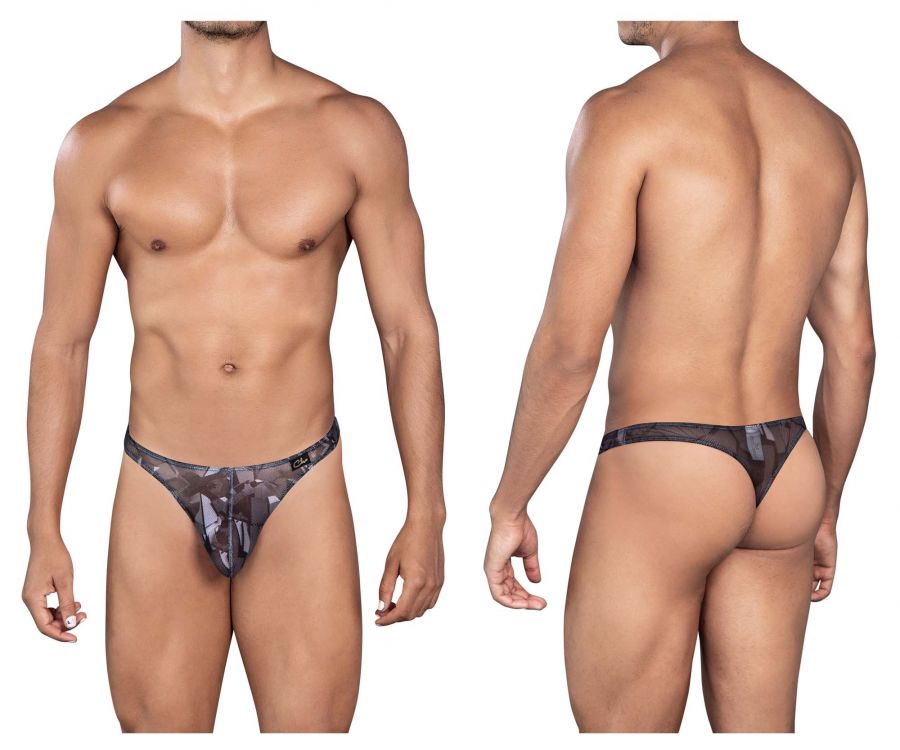 Clever 0937 Tempting Thongs Black Print