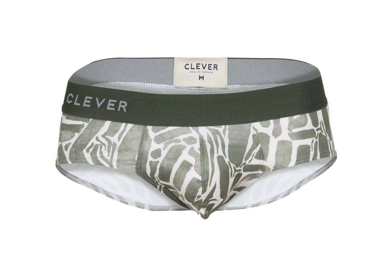 Clever 1130 Inner Briefs Green Print