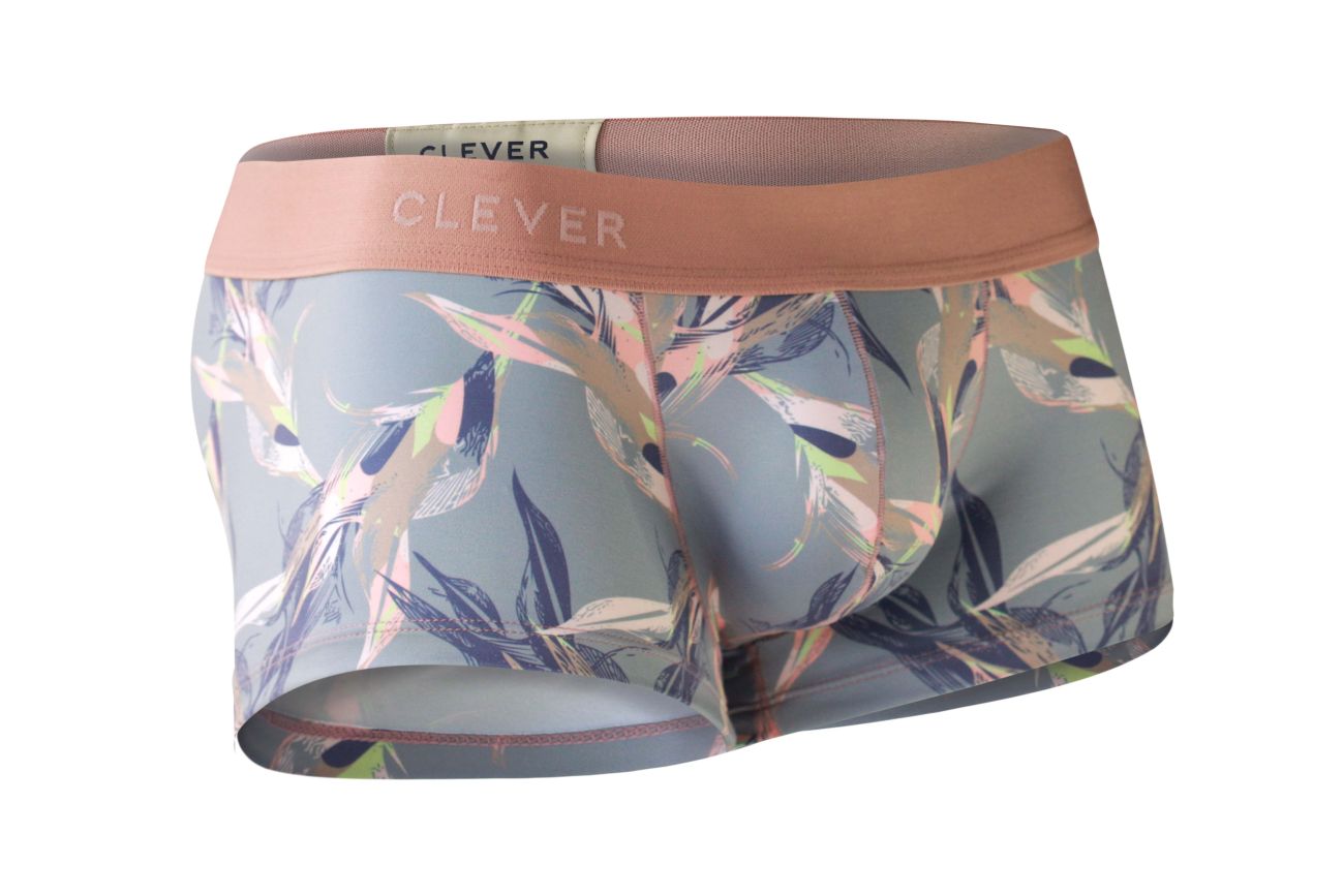 Clever 1134 Arcane Trunks Gray Print