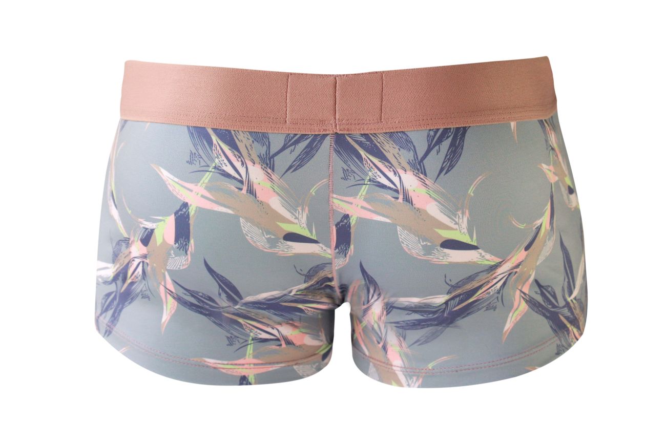 Clever 1134 Arcane Trunks Gray Print