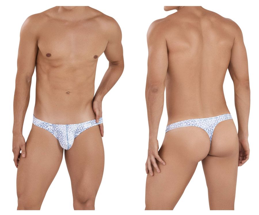 Clever 1141 Glorious Thongs White Print