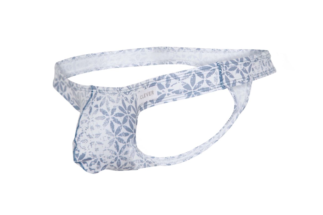 Clever 1141 Glorious Thongs White Print