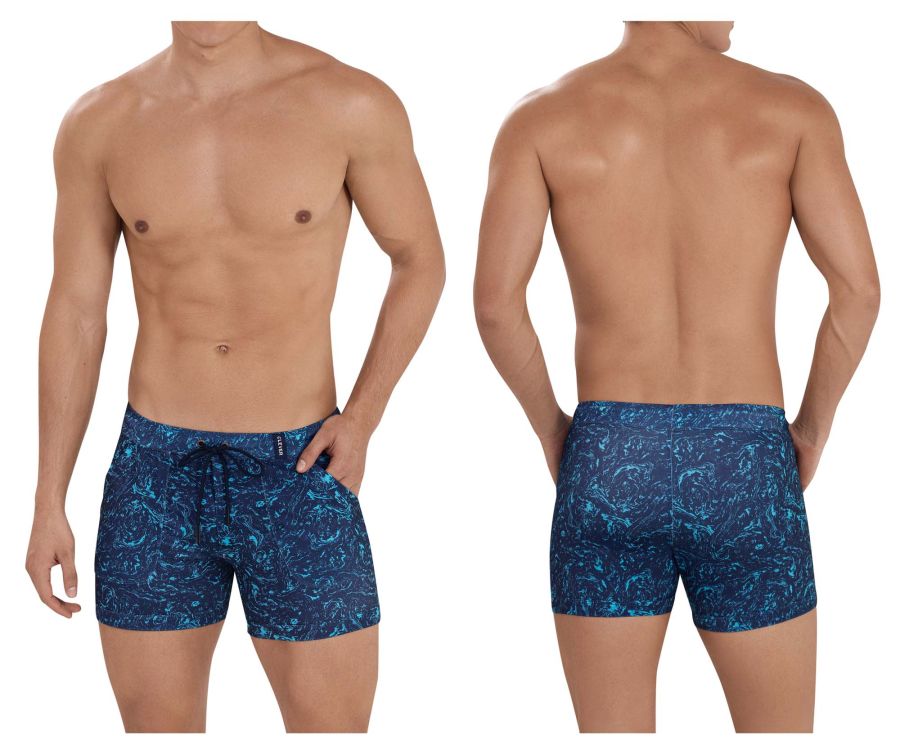 Clever 1155 Aura Swim Trunks Dark Blue