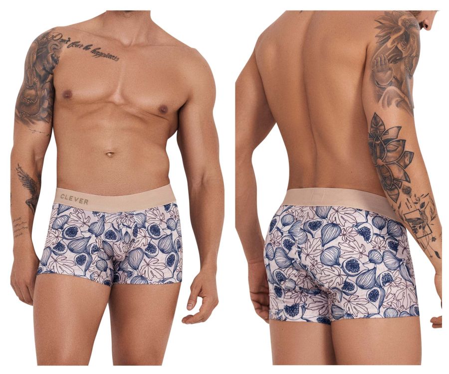 Clever 1210 Elysium Trunks Beige Print