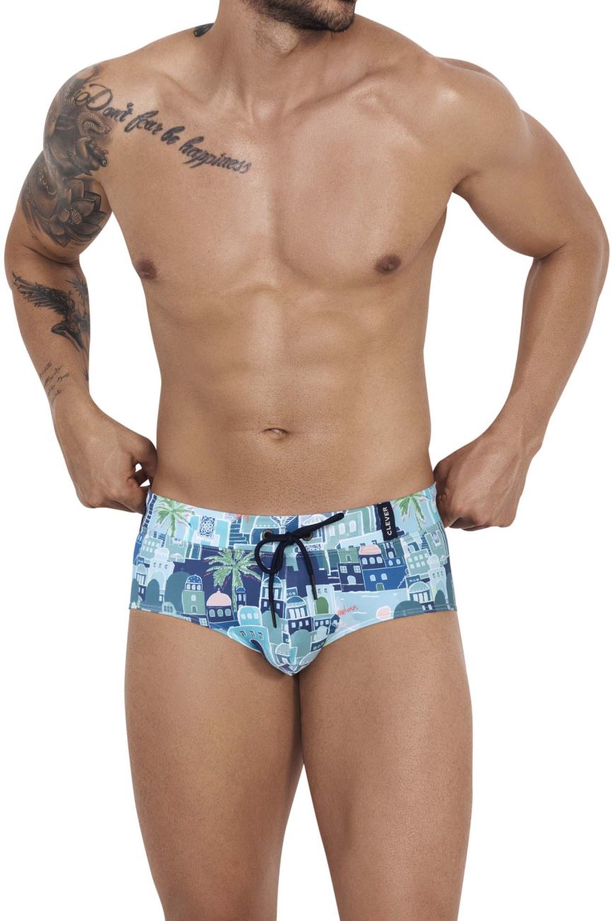 Clever 1252 Cassiel Swim Briefs Blue