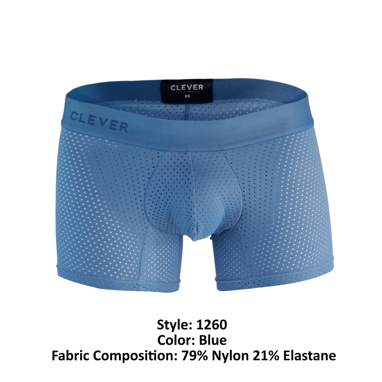 Clever 1260 Euphoria Boxer Briefs Blue