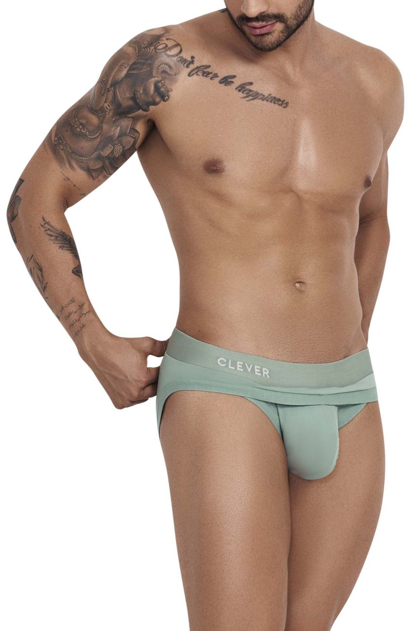 Clever 1262 Curse Briefs Green