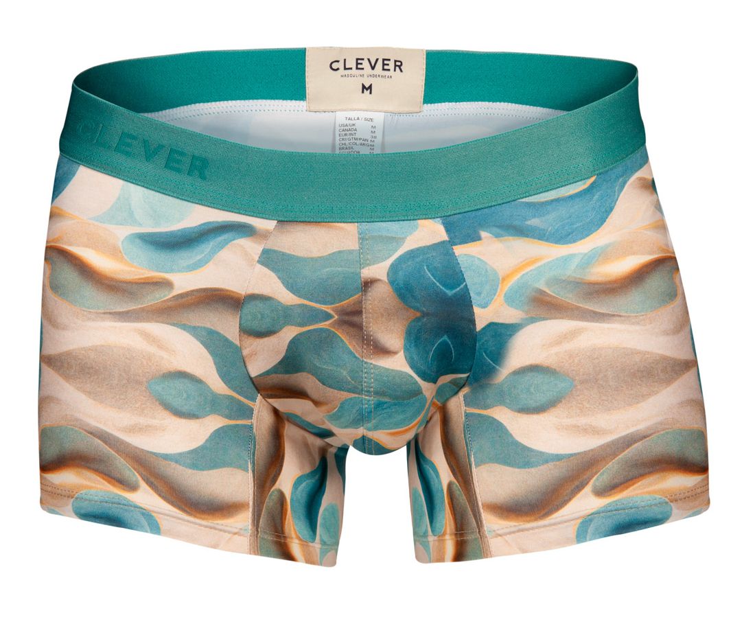 Clever 1318 Sand Trunks Beige Print