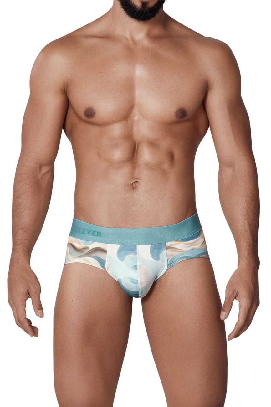 Clever 1319 Sand Briefs Beige Print