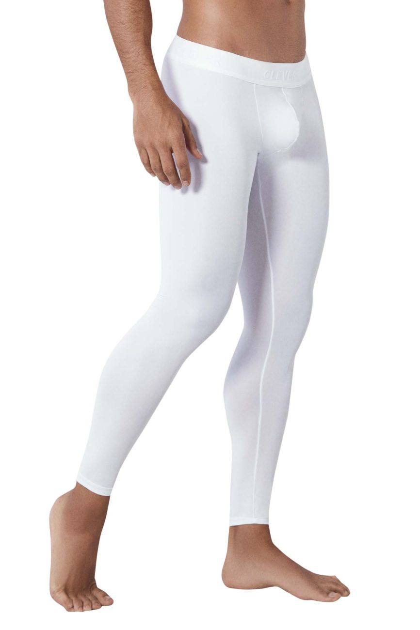 Clever 1326 Energy Athletic Pants White