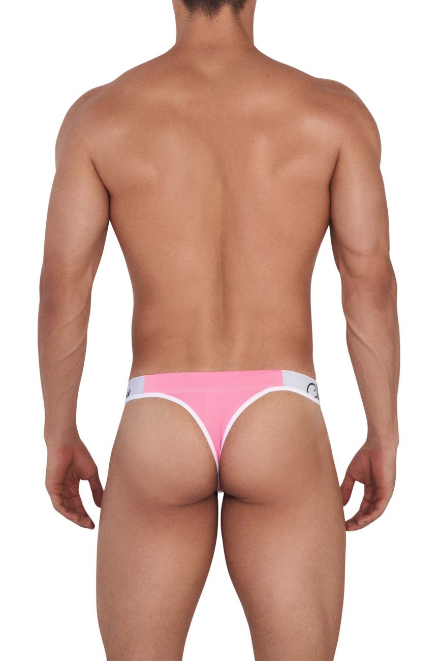 Clever 1408 Wood Thongs Pink