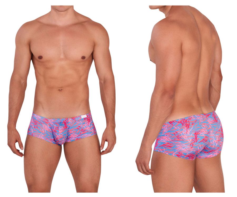 Clever 1417 Descent Trunks Fuchsia Print