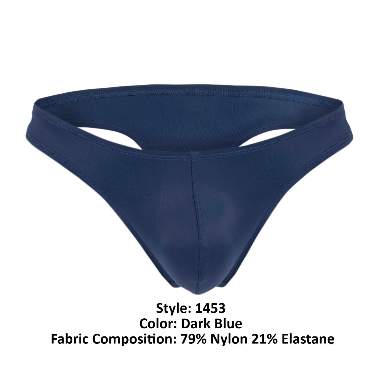 Clever 1453 Purity Thongs Dark Blue