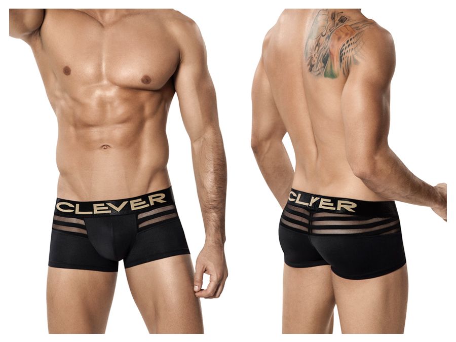 Clever 2210 Ammolite Latin Boxer Brief Black