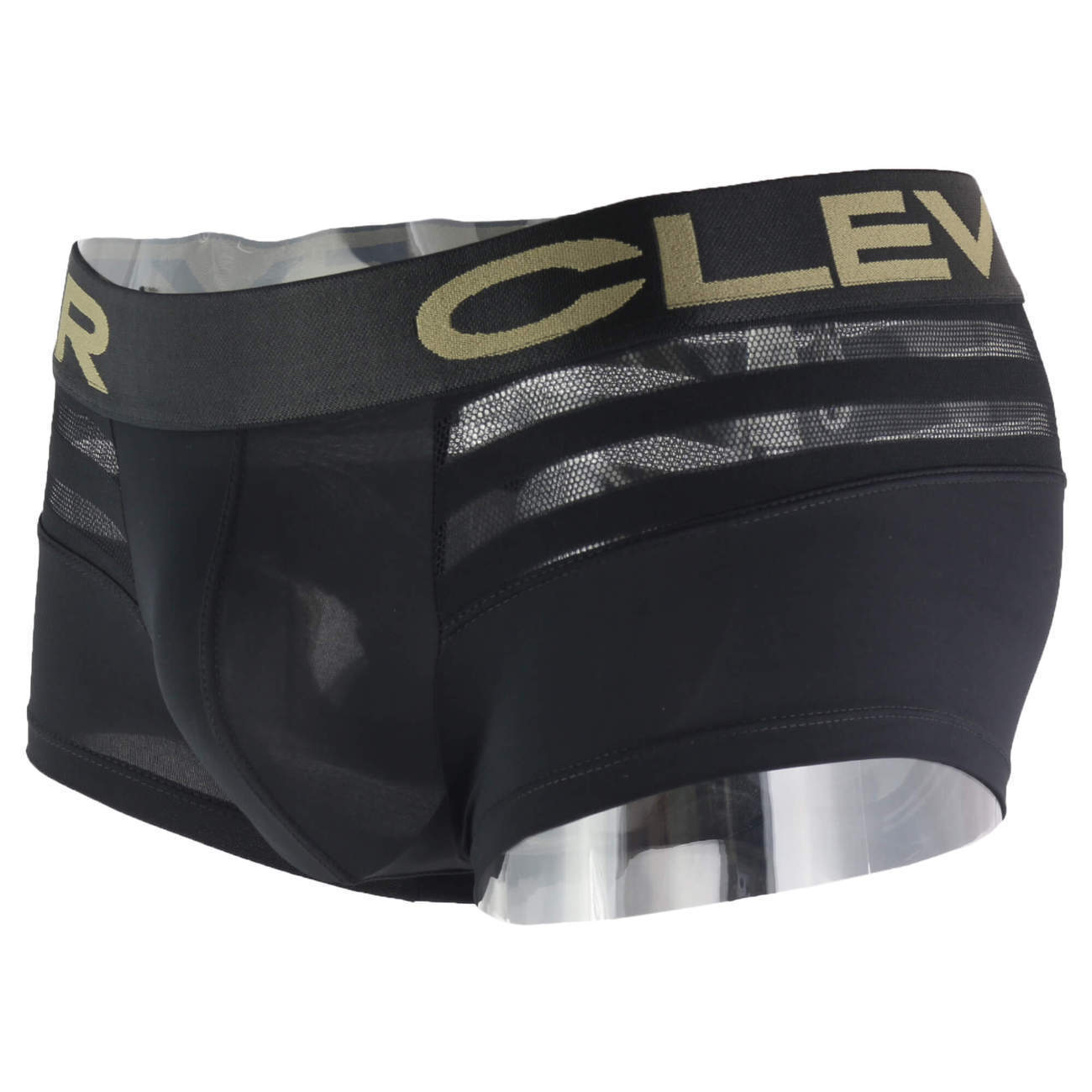 Clever 2210 Ammolite Latin Boxer Brief Black